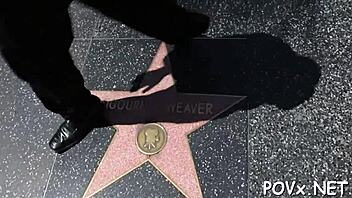 Powerful fellow uses his tool to handle the wet issue.