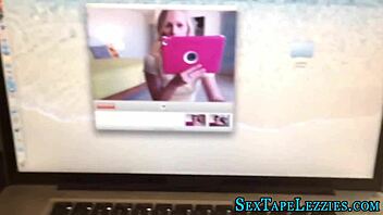 Reality lez licks vag with teen homemade fingering