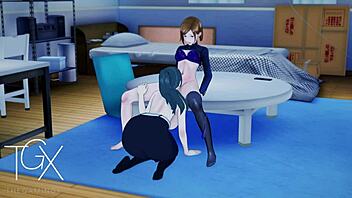 man, i’m obsessed with nobara and maki in lesbian jujutsu hentai!