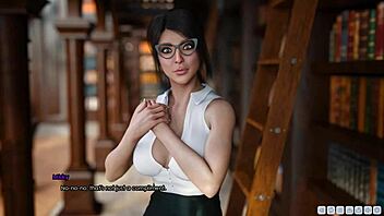 librarian with huge tits and ass gets anal fucked