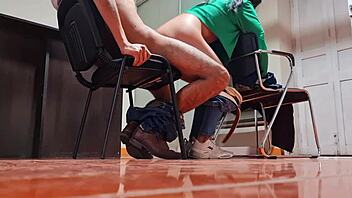 hidden camera catches nataly delpech at work