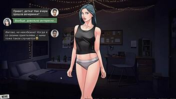 Beautiful ebony beauty gets fucked hard in cartoon porn video