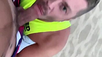 Public blowjob cruising at Barcelona gay beach Mar Bella! 😎🏖️