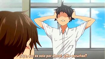 Japanese anime Imaizumin with Spanish subtitles