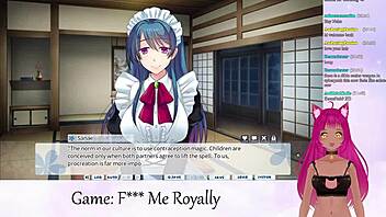vtuber lewdneko plays f me royally part 1