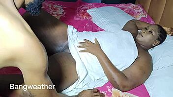 Curvy ebony babe takes smooth penetration on bed, so hot! 🔥