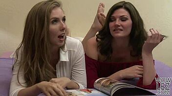 Lena Paul and Jessica Rex explore softer girls together