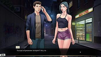 Beautiful ebony beauty gets fucked hard in cartoon porn video