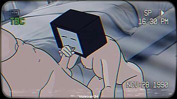 In this uncensored cartoon animation, the TV woman engages in sex with the cameraman in a Skibidi Toilet setting.