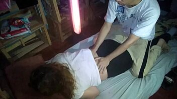 latina milf gives massage before we have hardcore sex