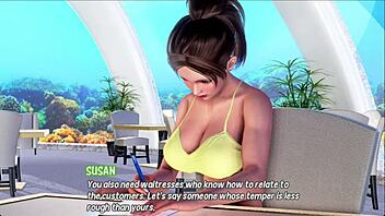 Fucking the biggest cock in 3D with a curvy milf