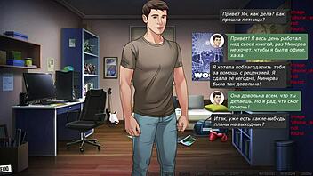 Beautiful ebony beauty gets fucked hard in cartoon porn video