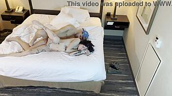 Beautiful teen gets fucked sideways in this porn video