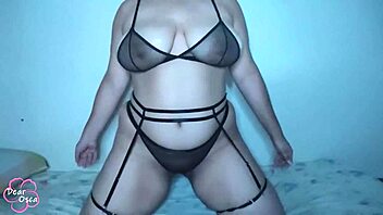 Horny Venezuelan Girlfriend in Lingerie Craves Nightly Hard FUCK