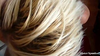 long teen tongue deepthroats and licks balls in amazing blowjob session