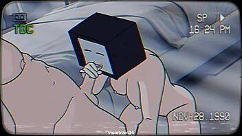 In this uncensored cartoon animation, the TV woman engages in sex with the cameraman in a Skibidi Toilet setting.