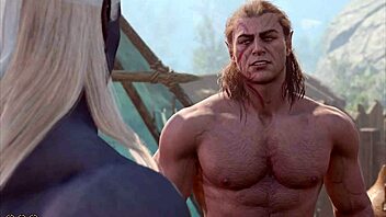 Baldurs Gate 3 Naked Playthrough Halsin Romance Gay Sex Scene No Mods