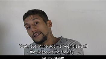 i'm a straight latin stud rocco doing gay for pay, sucking and fucking bareback