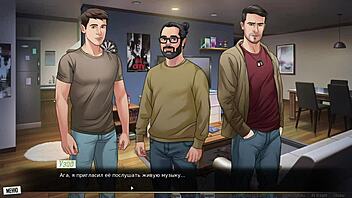 Beautiful ebony beauty gets fucked hard in cartoon porn video