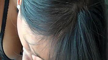 Autumn's Asian slow ride in POV feels insanely hot