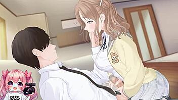 Hot Coed Rides Cock While Stroking For Cumshot