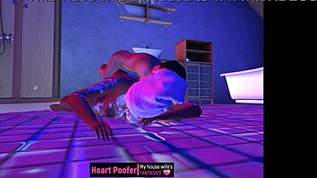 Dragged from the shower onto the bathroom floor