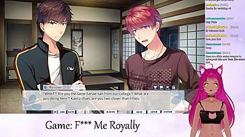 vtuber lewdneko plays f me royally part 1