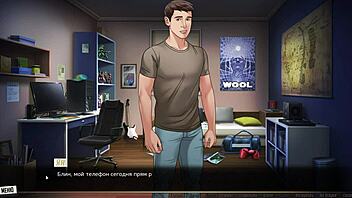 Beautiful ebony beauty gets fucked hard in cartoon porn video