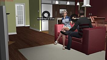 I play Matt in rough roleplay with the bus stop girl, leading to creampie