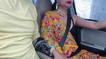 First Time Banging Stepmom in Car After Lessons