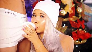 the medellin girl with innocent look enjoys webcam sessions with her partner, focusing on oral