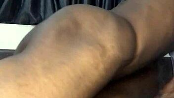 ebony girl with stretch marks comes to charge phone and rides cock cowgirl