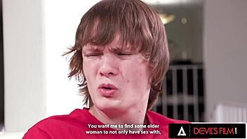 Man, check out milf Lauren Phillips with big titties titty fucking her teen 18+ stepson!