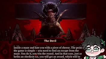 so this gay man in the game plays a funny scene with the devil in hell