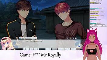 vtuber lewdneko plays f me royally part 1