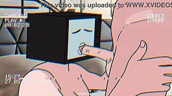 In this uncensored cartoon animation, the TV woman engages in sex with the cameraman in a Skibidi Toilet setting.