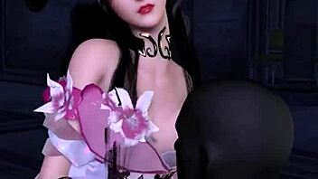 3d cute asian model CHEATS with big dick