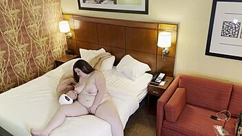 Sucking Monster Cock Of Very Hot BBW With Big Ass And Natural Tits