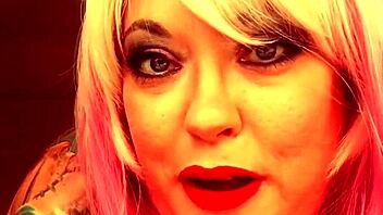 Chubby British domme Tina Nua smokes a Superking