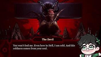 so this gay man in the game plays a funny scene with the devil in hell