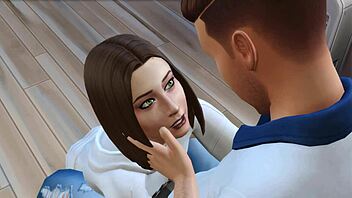 In the new house episode, simxstory unfolds with cartoon characters