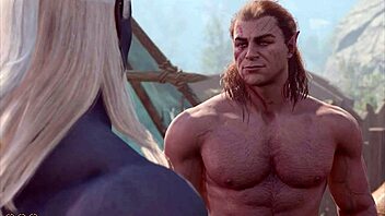 Baldurs Gate 3 Naked Playthrough Halsin Romance Gay Sex Scene No Mods