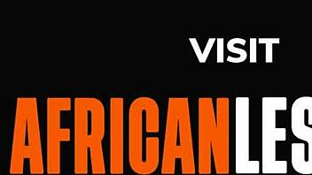 African Lesbian Girlfriends Share Hot Kisses and Pussy Play