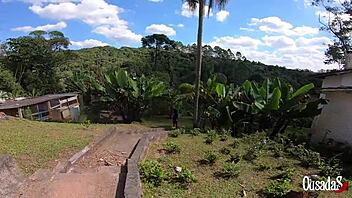 Behind the cameras, the mixed latina with her camera uncle - amaya takayo actress - sandro lima