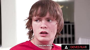 Man, check out milf Lauren Phillips with big titties titty fucking her teen 18+ stepson!