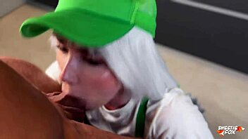 Blonde barista in shorts begged to pound her tight holes instead of coffee pov