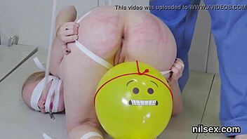 Feel the emotion as the unusual girl endures awkward treatment in the butt hole madhouse