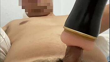 Solo pleasure with a small Asian cock in animated hentai style