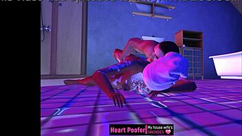 Dragged from the shower onto the bathroom floor