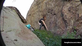 Redhead Penny Pax Gets Snatch Pounded Outdoors by Hard Cock